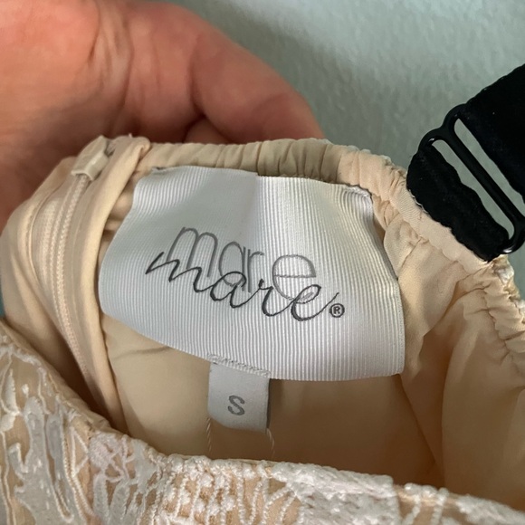 MareMare Anthropologie Larissa Ivory lace dress | Sz SMALL | NWT - Picture 7 of 9